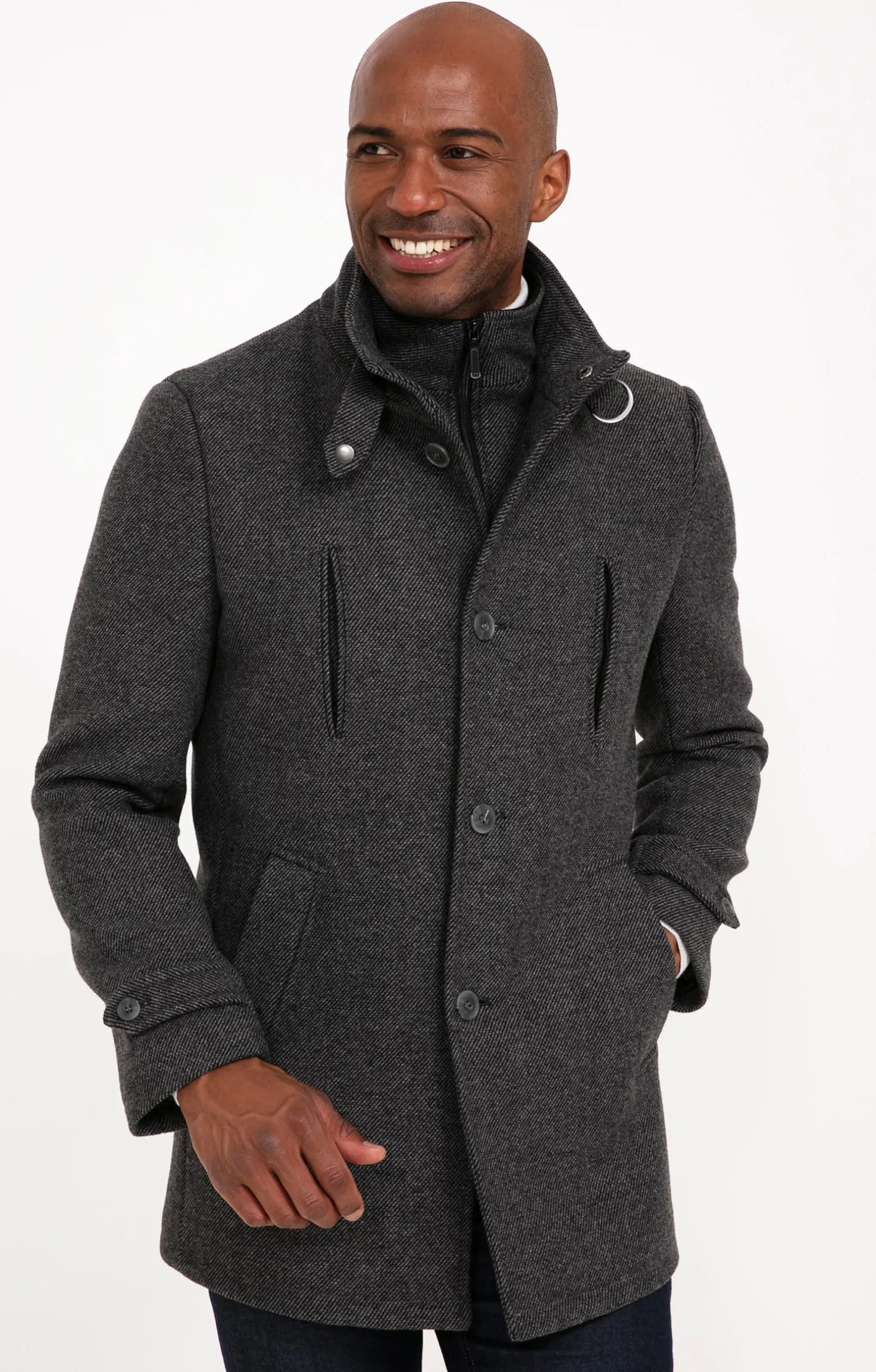 Manteau mi-long SAELO -