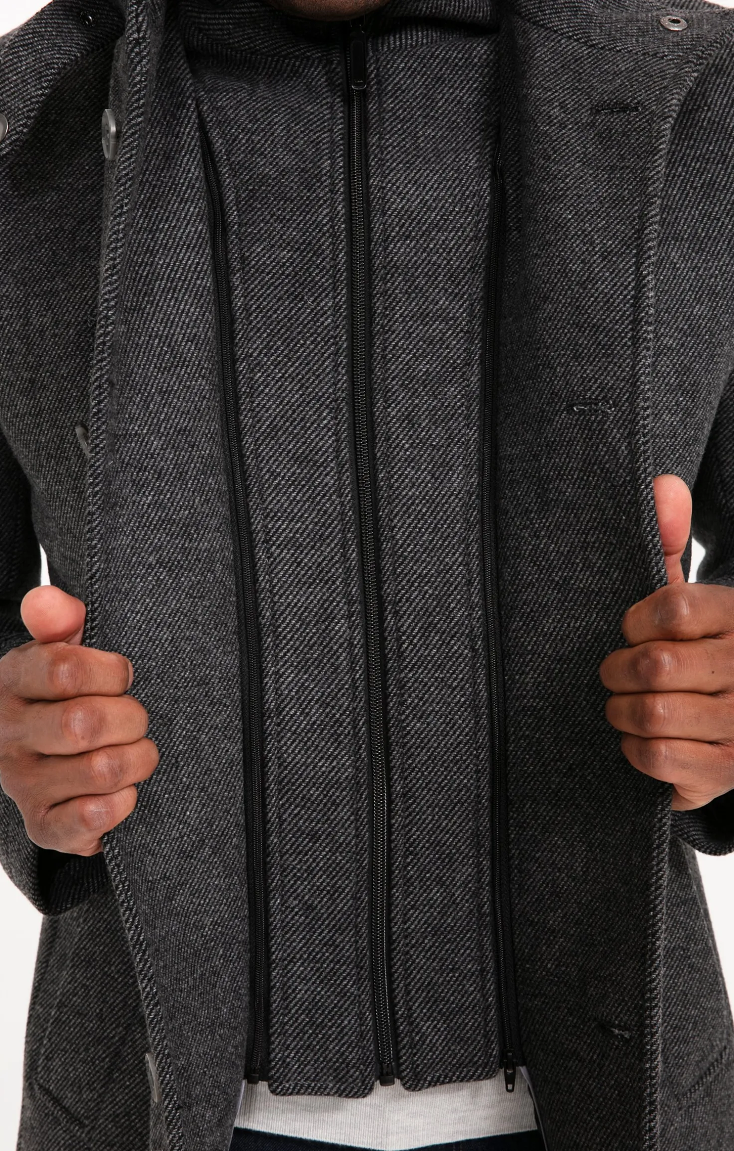 Manteau mi-long SAELO -
