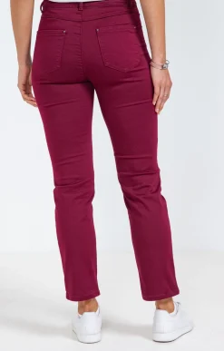 Pantalon 7/8 coton détail clous poches -