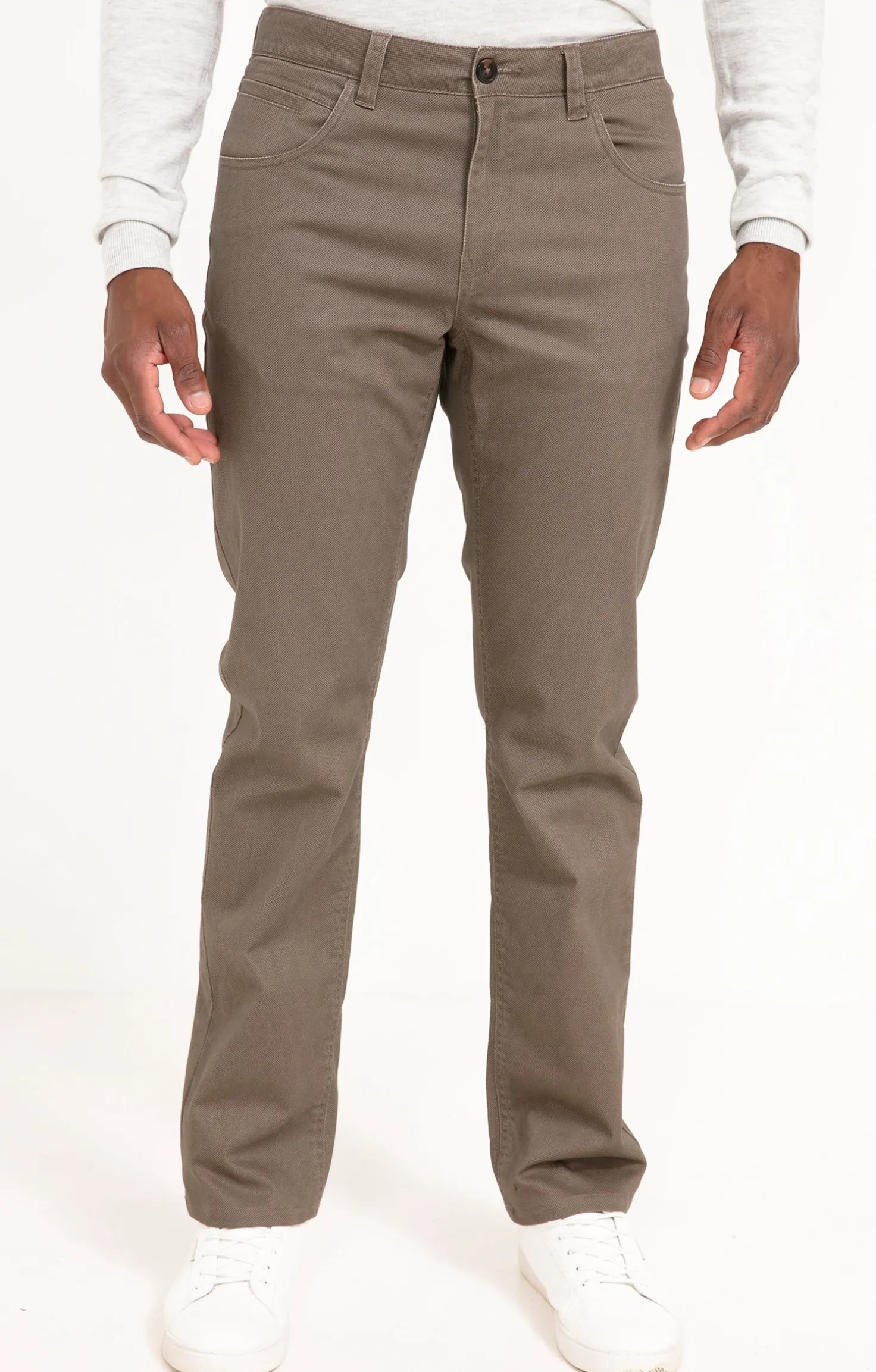 Pantalon 5 poches imprimé Gary -