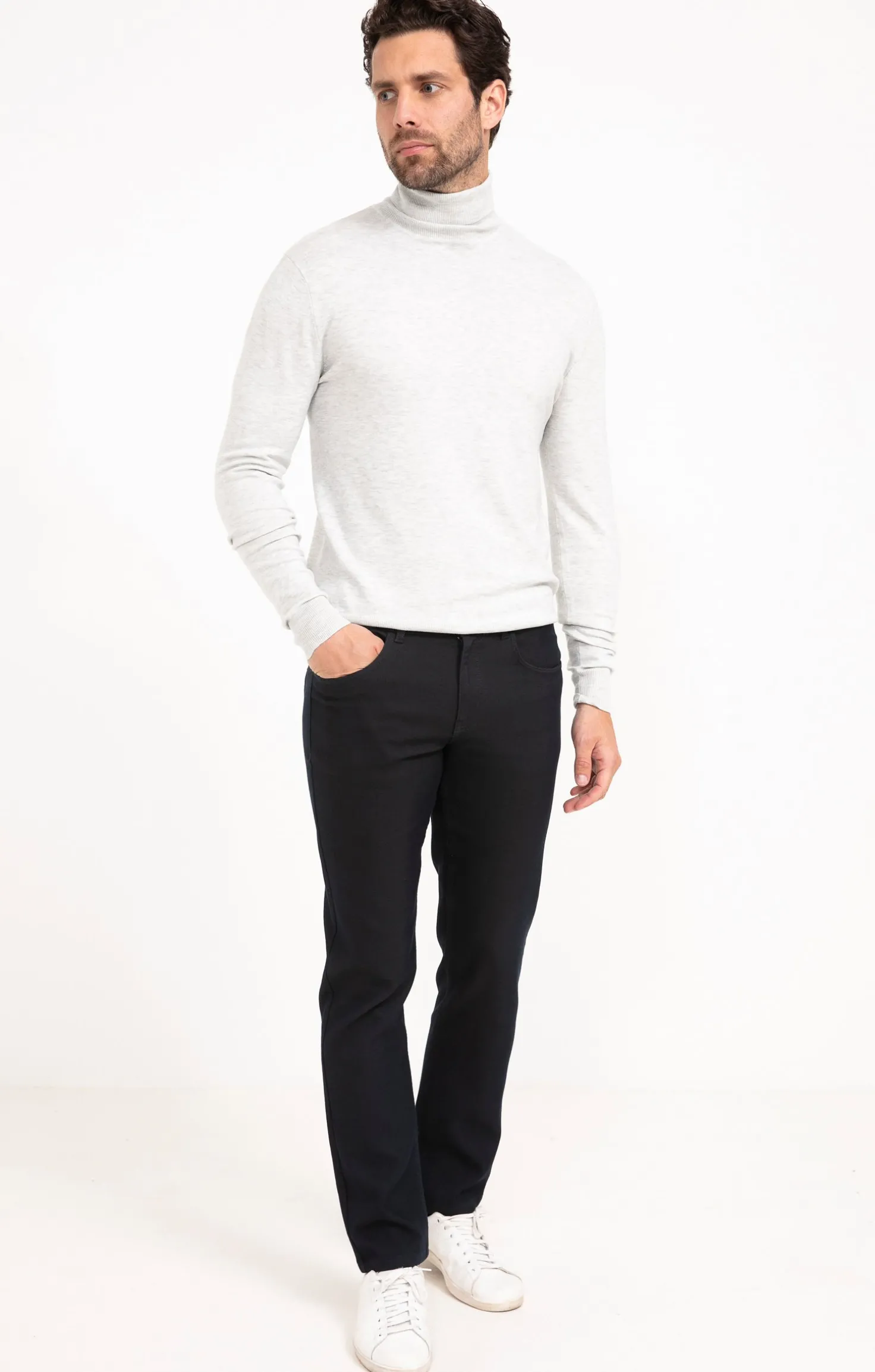 Pantalon 5 poches Navy -