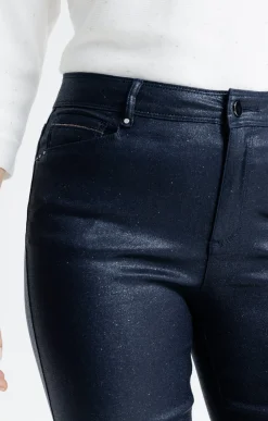 Pantalon aspect irisé -