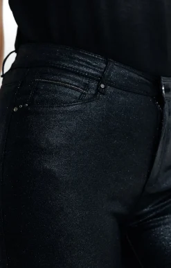 Pantalon aspect irisé -