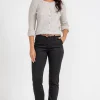Pantalon avec modal détail boutons pont -