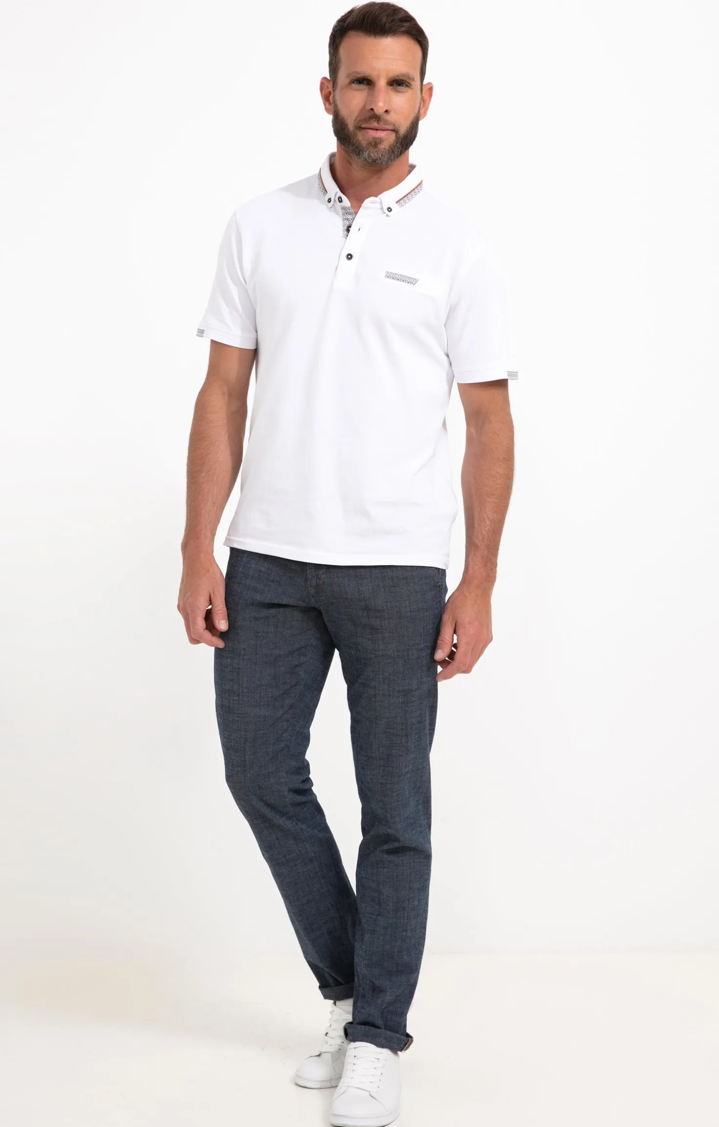 Pantalon chino Denimlook -