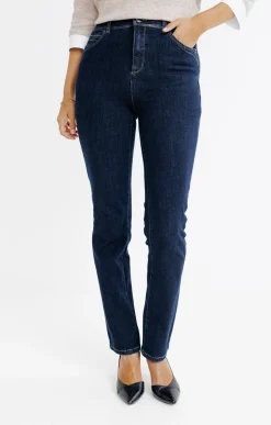 Pantalon denim brut bi-stretch -