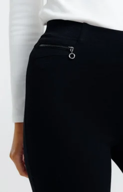 Pantalon droit en maille -
