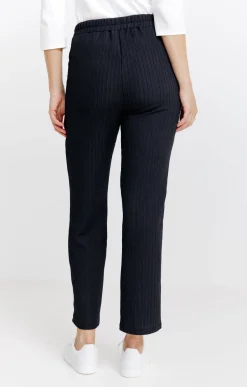 pantalon droit plissé -