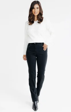 Pantalon détail strass -