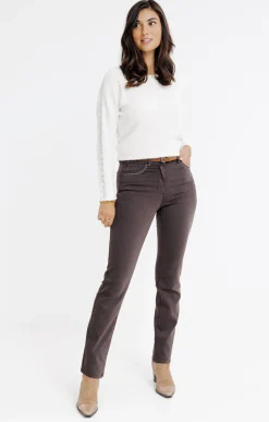Pantalon détail strass -