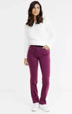 Pantalon détail strass -