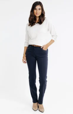 Pantalon détail strass -