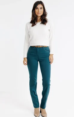 Pantalon détail strass -