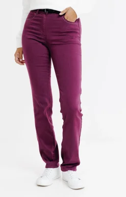 Pantalon détail strass -