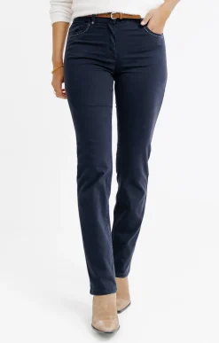 Pantalon détail strass -