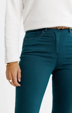 Pantalon détail strass -