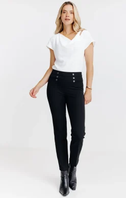 PANTALON EN LORENZO CEINTURE TREGGING -