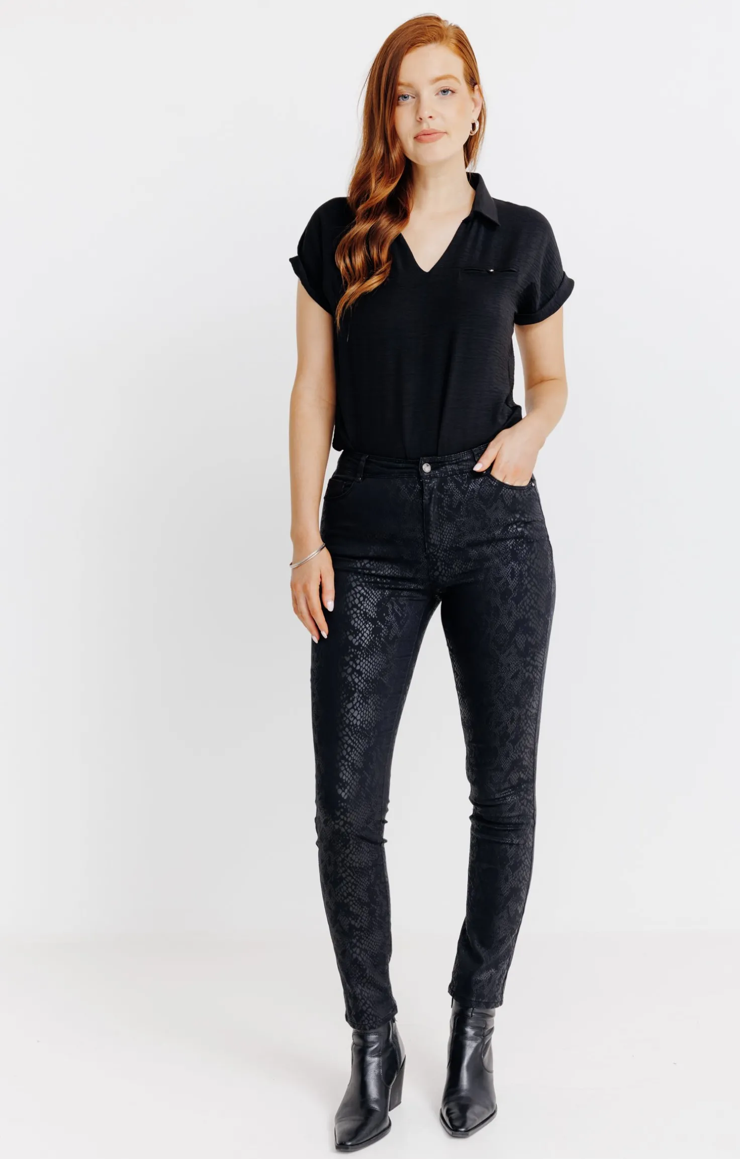 Pantalon imprimé animal -