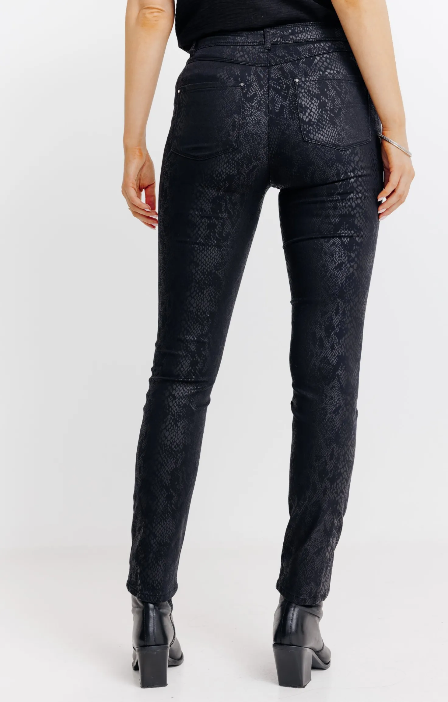 Pantalon imprimé animal -