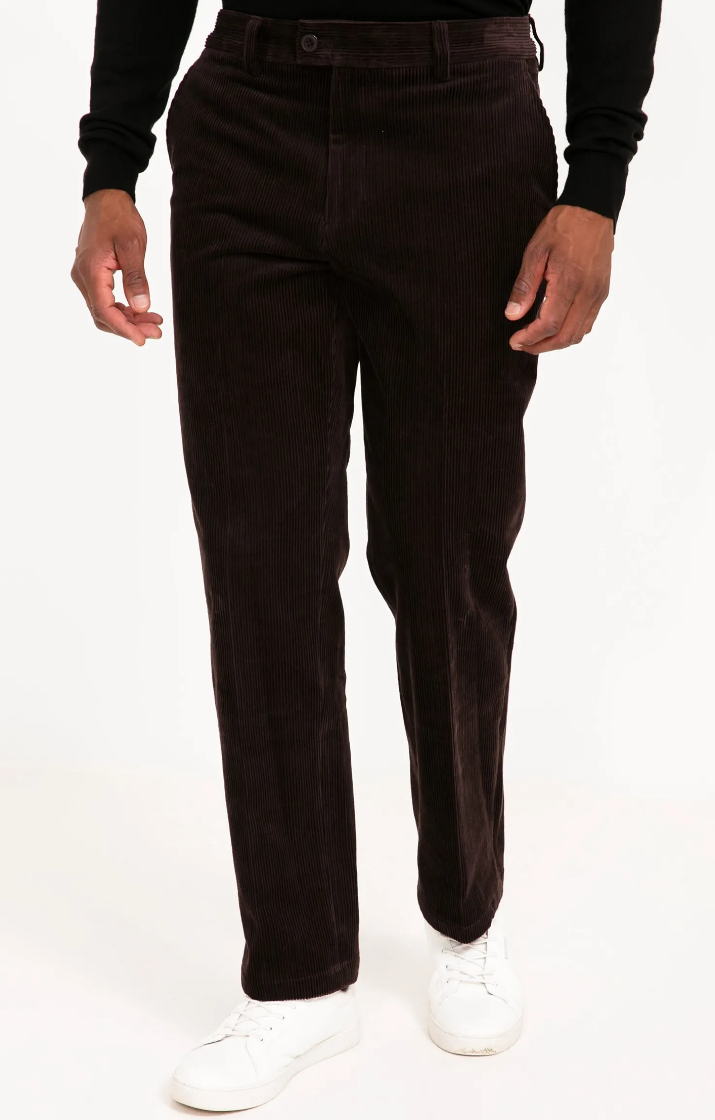 Pantalon velours extensible -