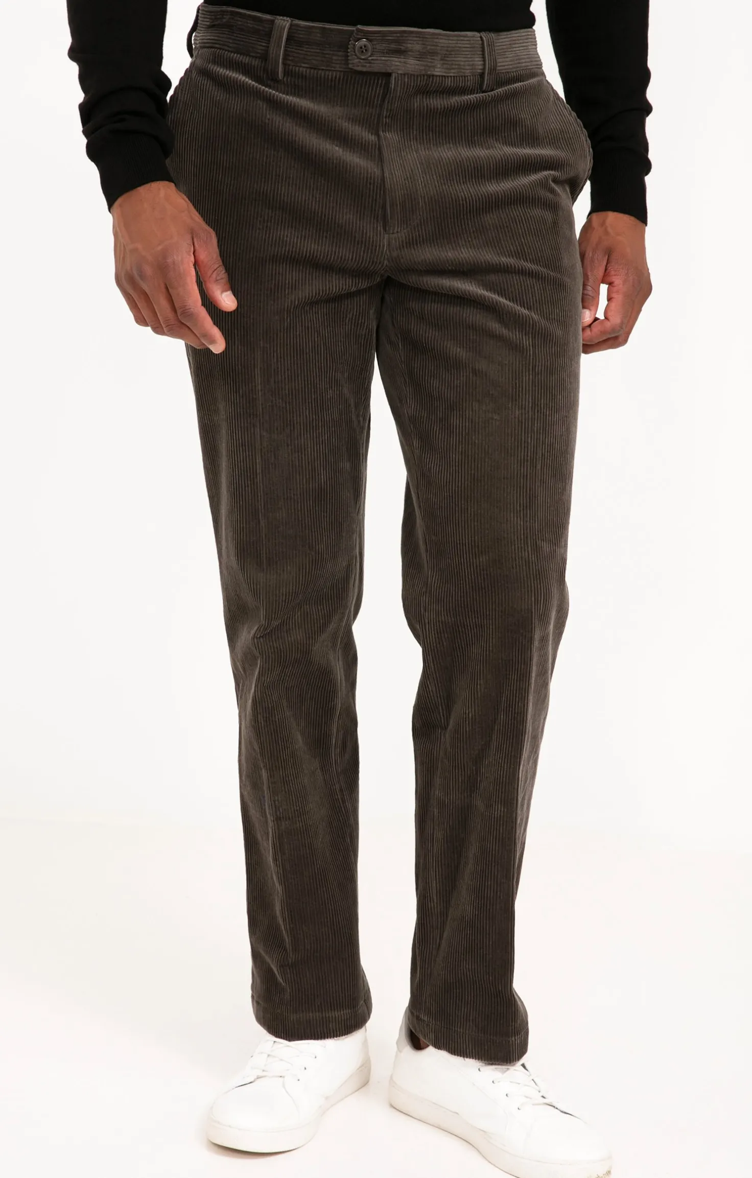 Pantalon velours extensible -