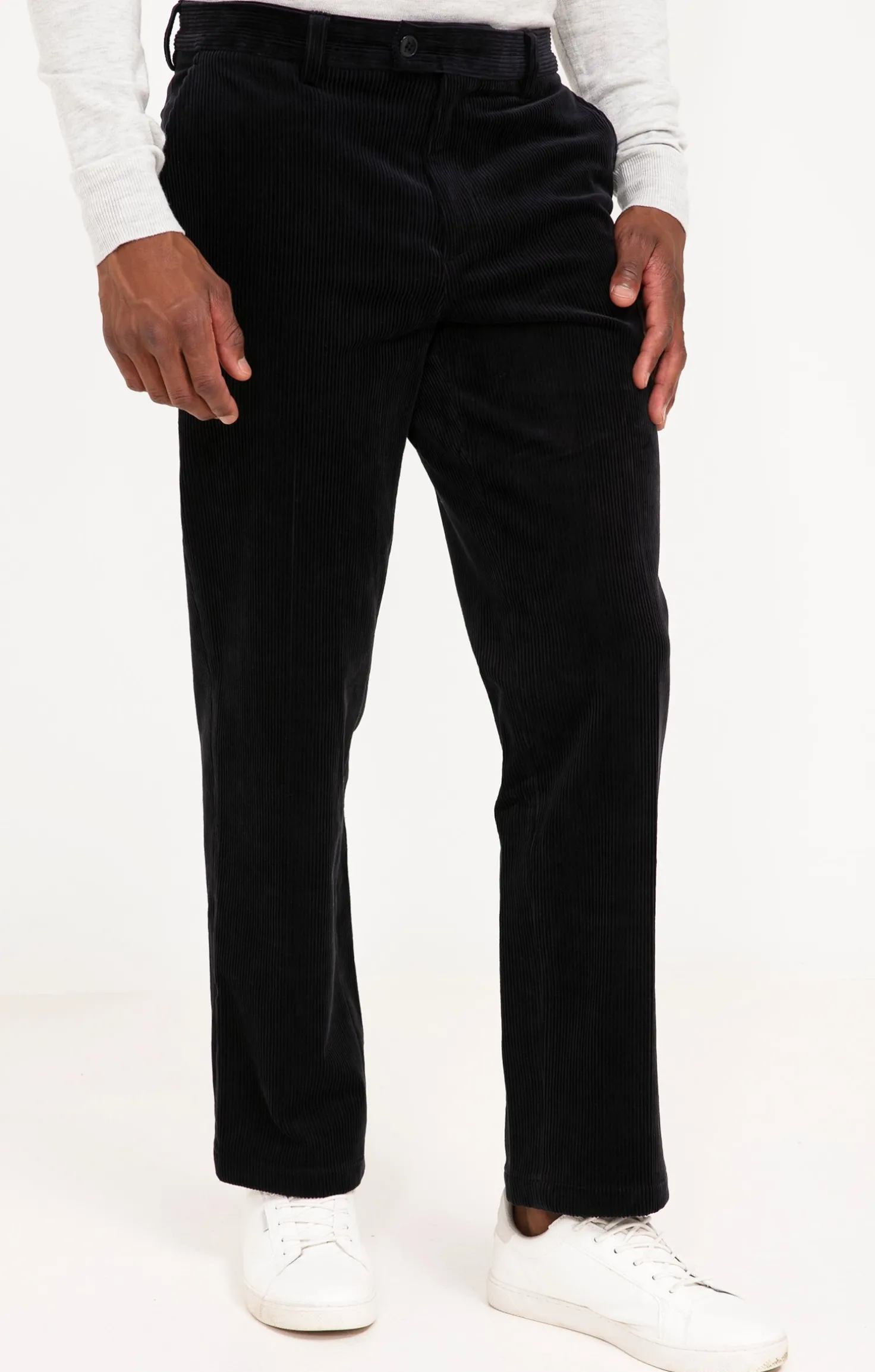 Pantalon velours extensible -