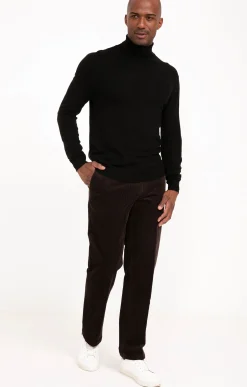 Pantalon velours extensible -