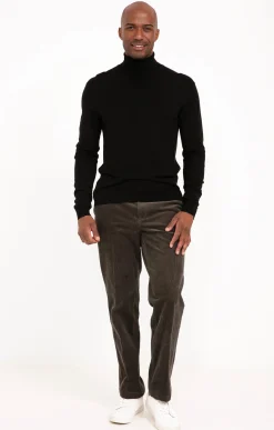 Pantalon velours extensible -
