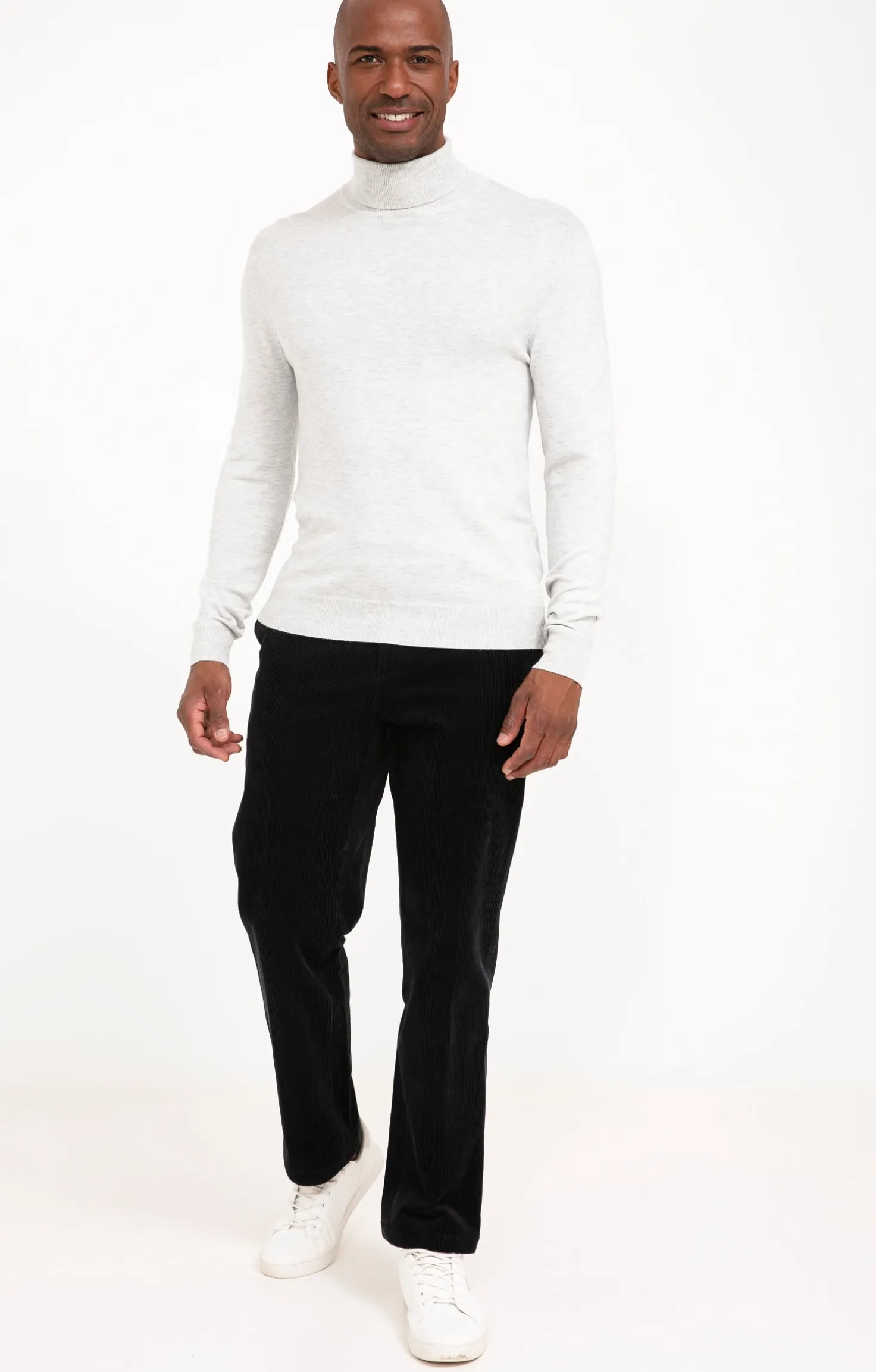 Pantalon velours extensible -