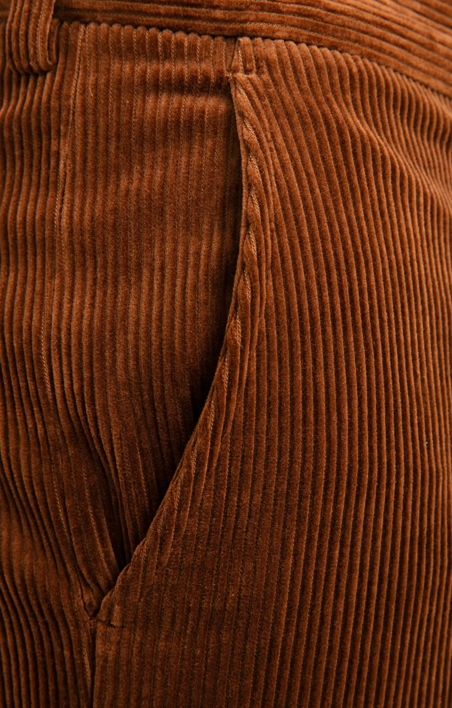 Pantalon velours extensible -