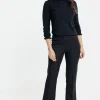 Pantalon ville large détail clous -