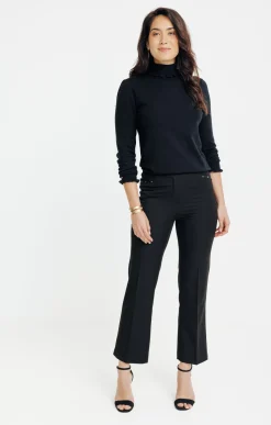 Pantalon ville large détail clous -