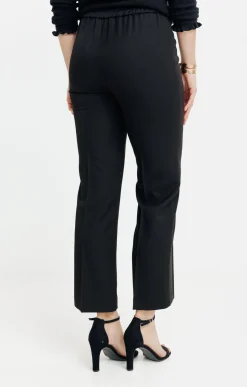 Pantalon ville large détail clous -