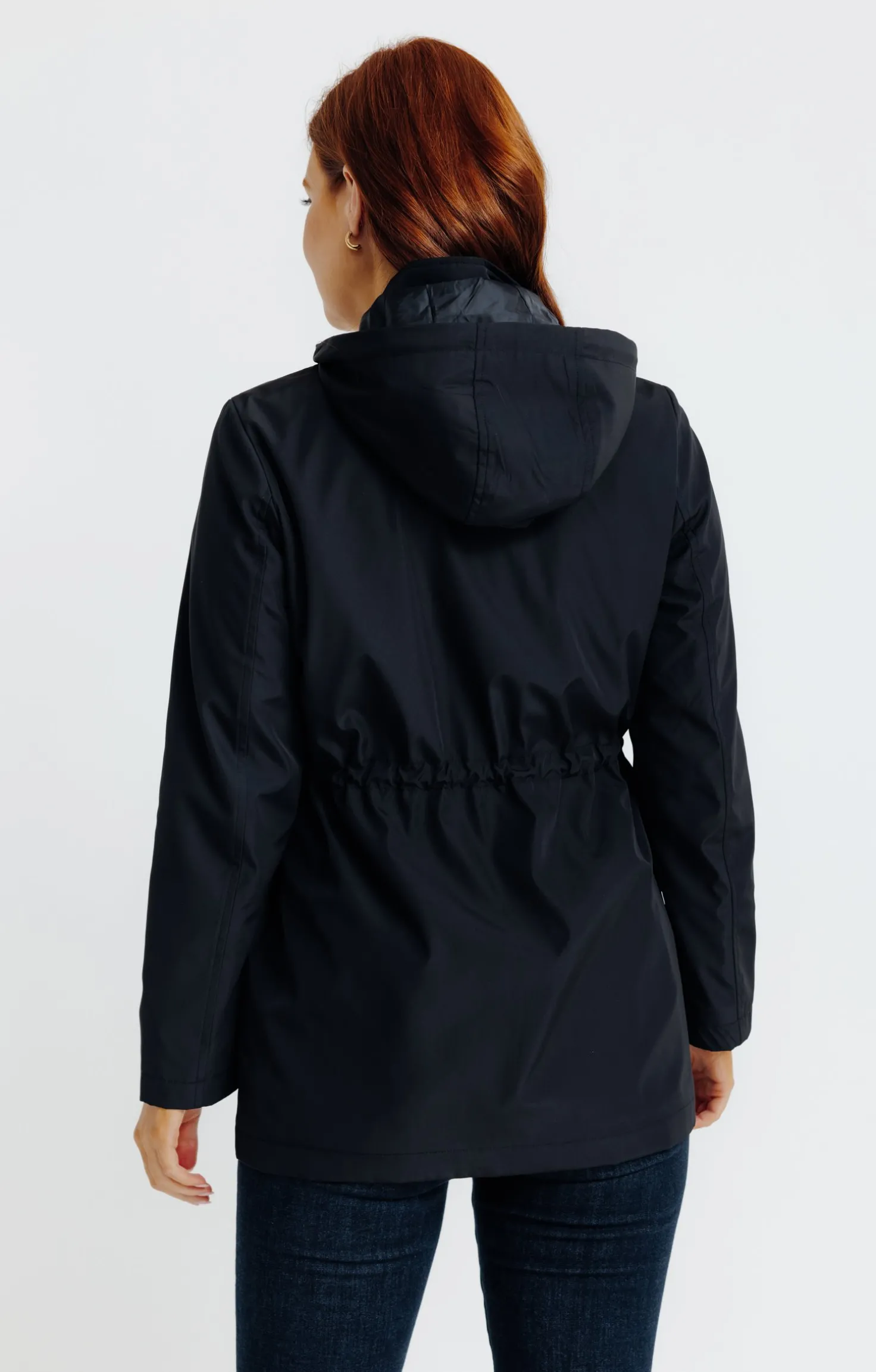 Parka col montant avec capuche amovible -