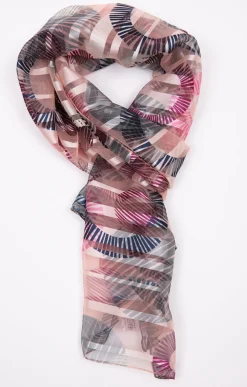 Petit foulard bande satin -