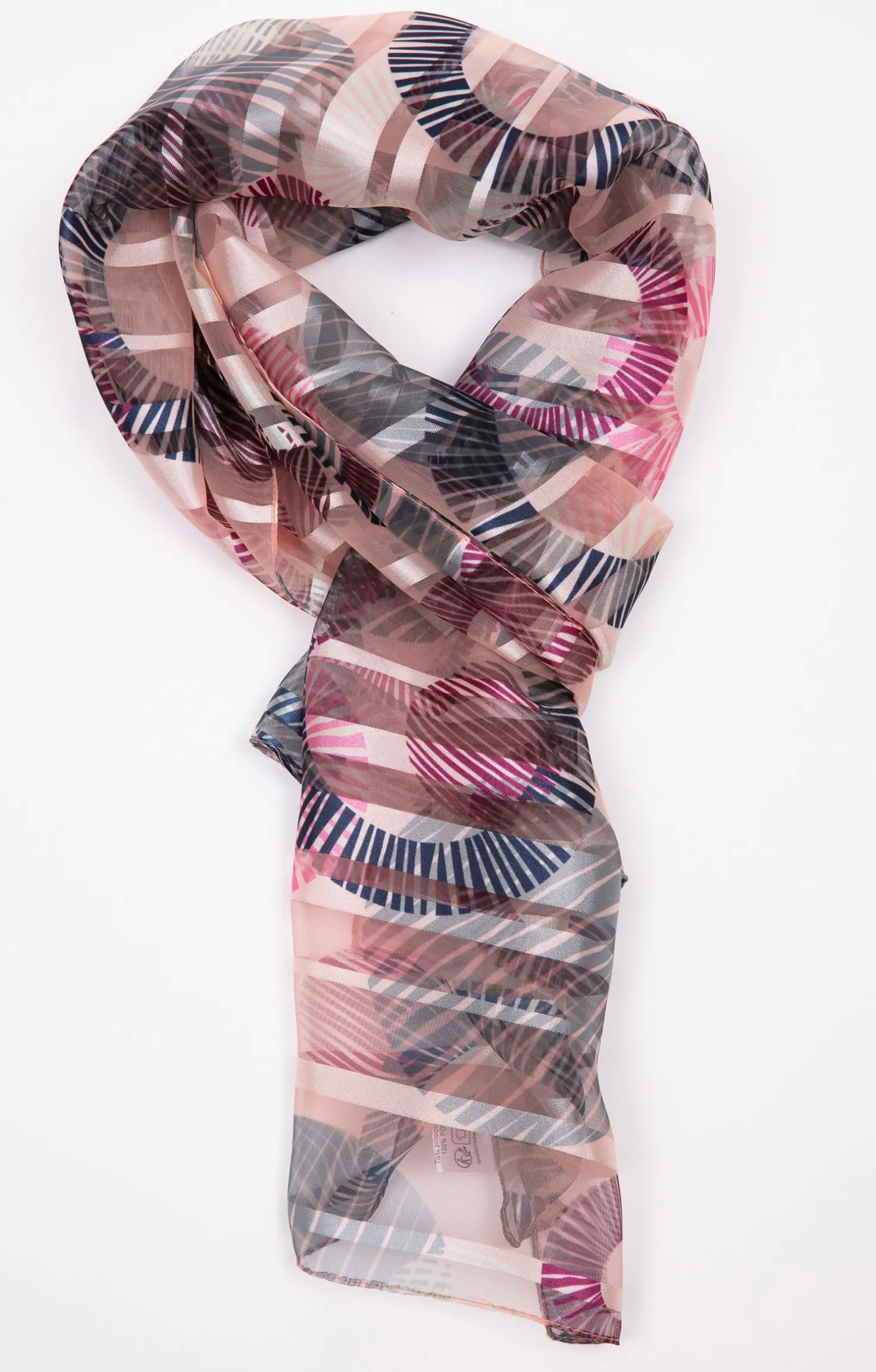 Petit foulard bande satin -