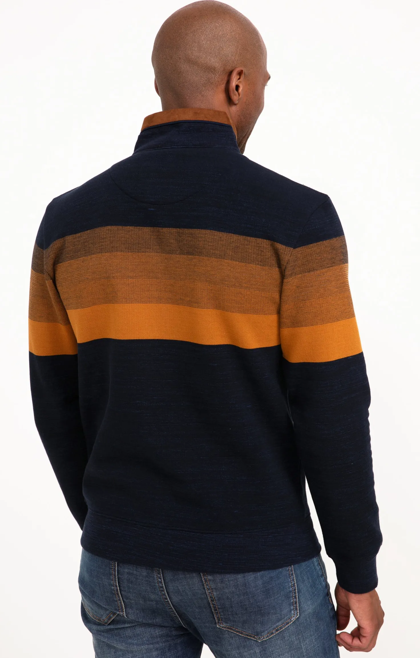 Polo col montant Bluesued -