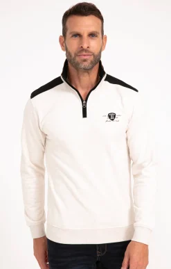 Polo col montant manches longues Molty -