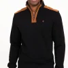 Polo col montant manches longues -