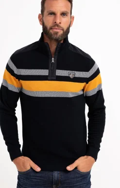 Polo col montant manches longues Bandit -