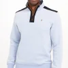 Polo col montant manches longues -