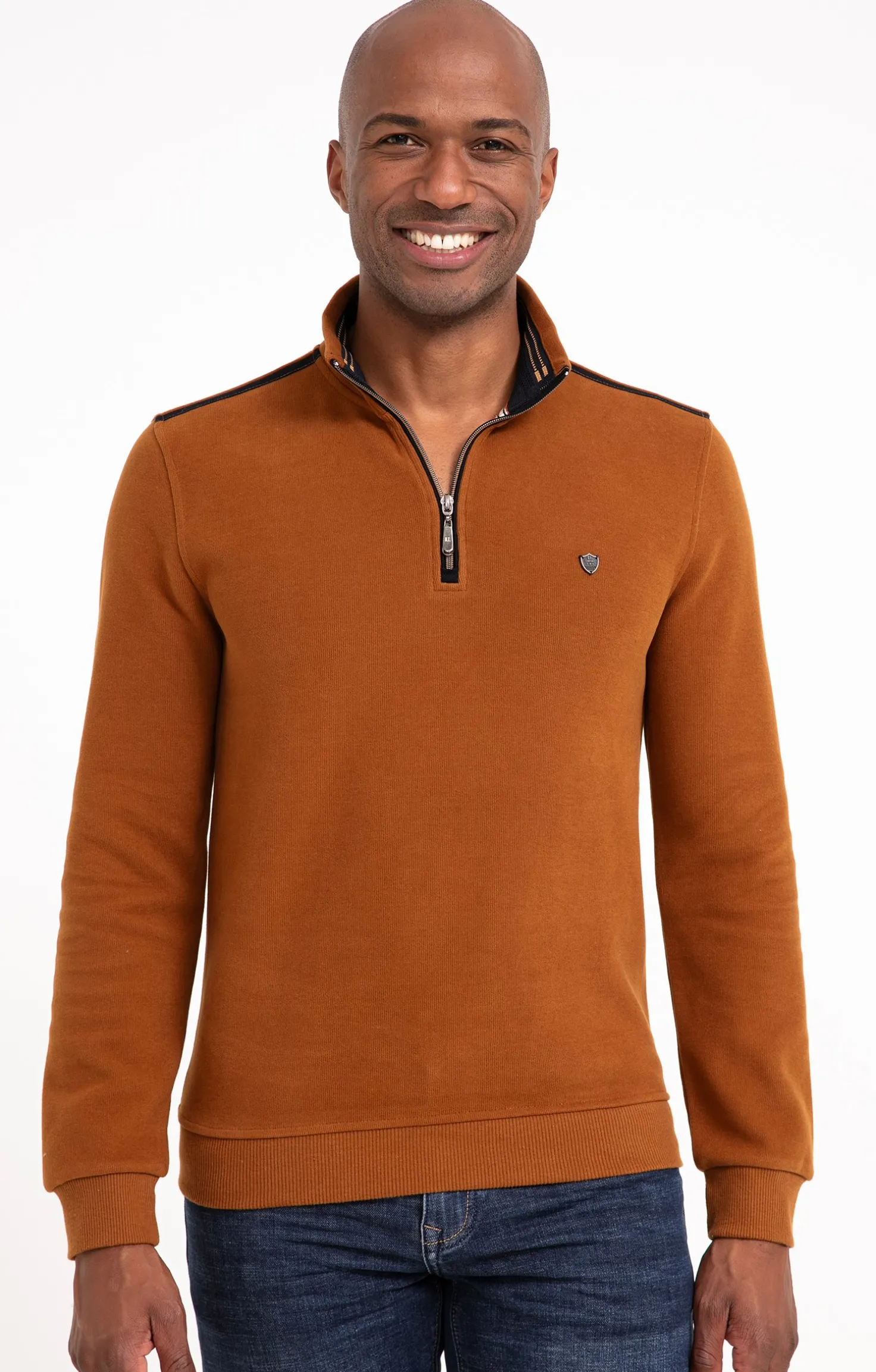 Polo col montant manches longues Dolce -
