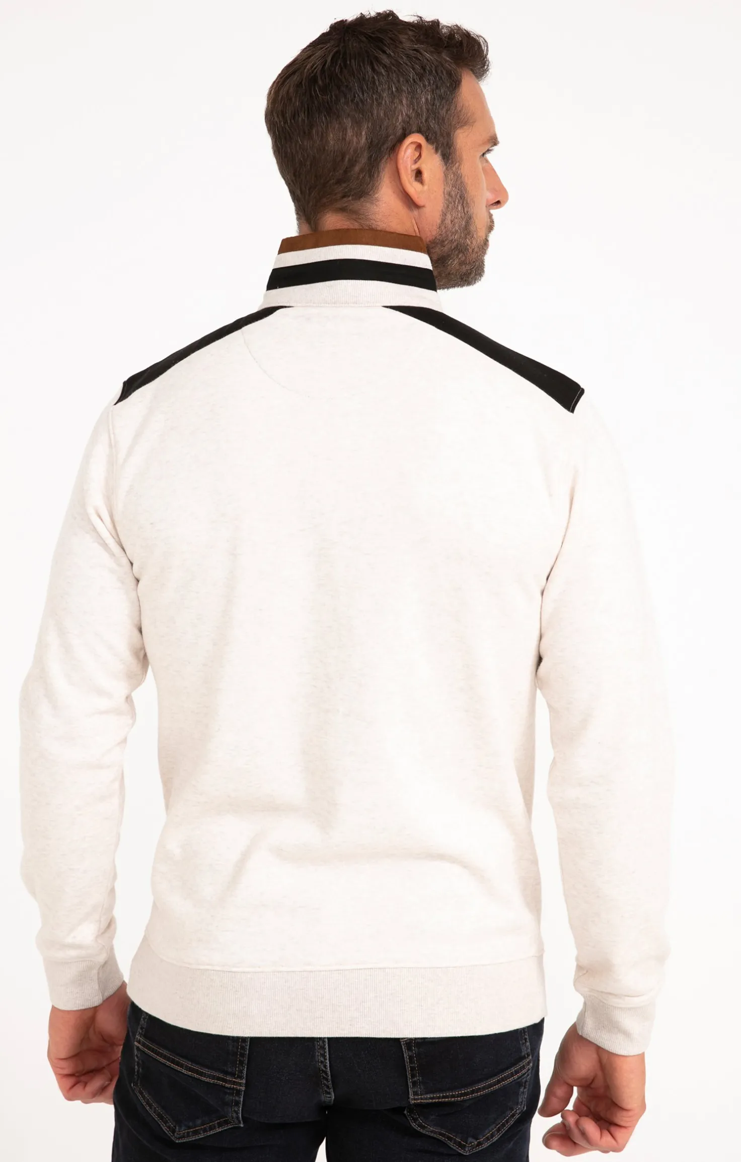 Polo col montant manches longues Molty -