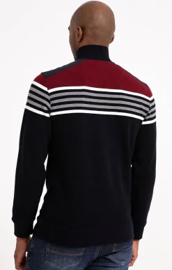 Polo col montant manches longues Ray -