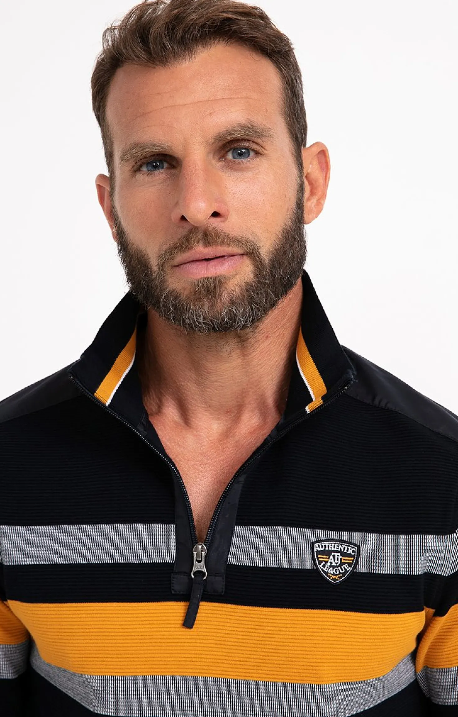 Polo col montant manches longues Bandit -
