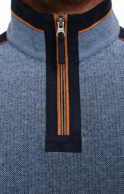 Polo col montant manches longues -