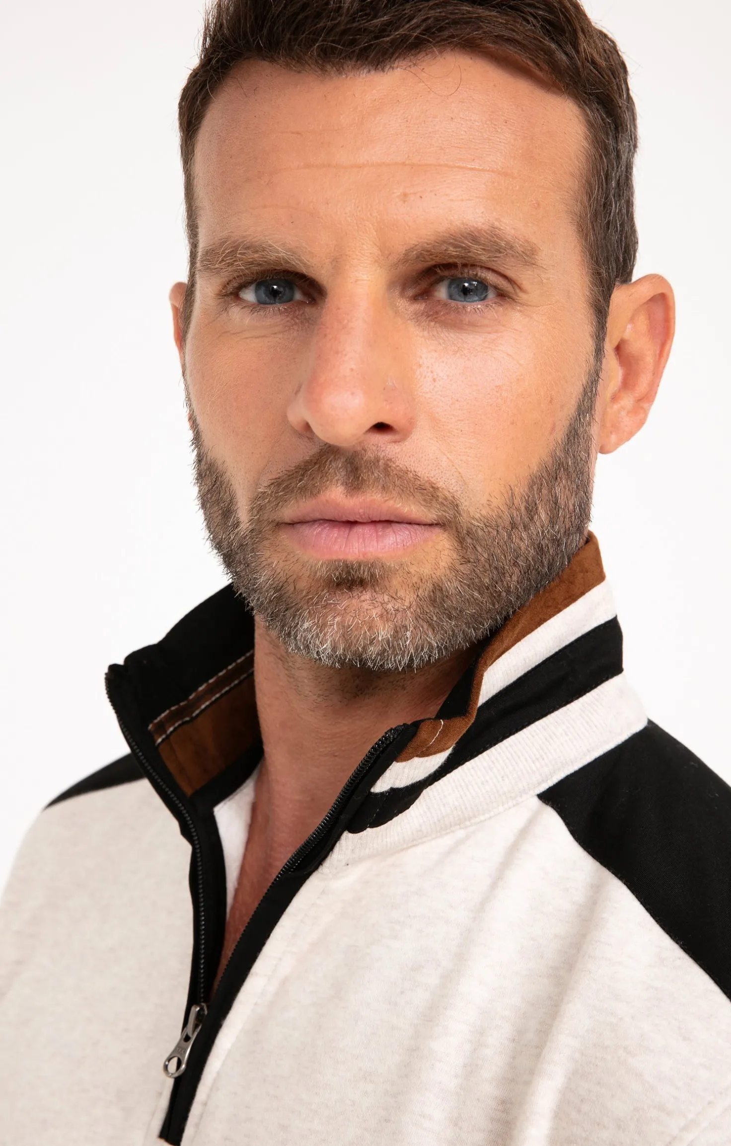 Polo col montant manches longues Molty -