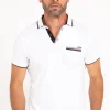 Polo manches courtes Contrast -