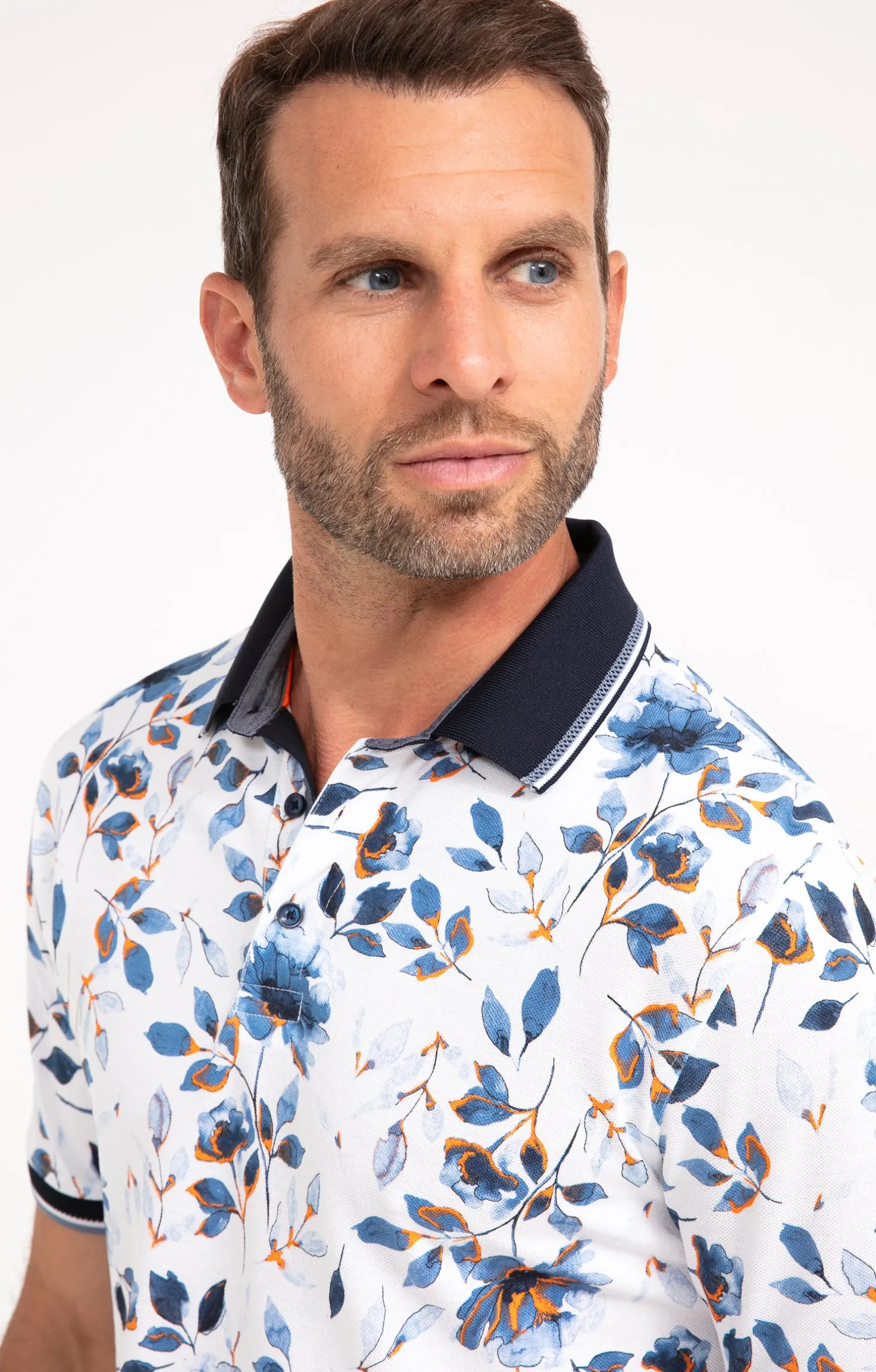 Polo manches courtes Flower -