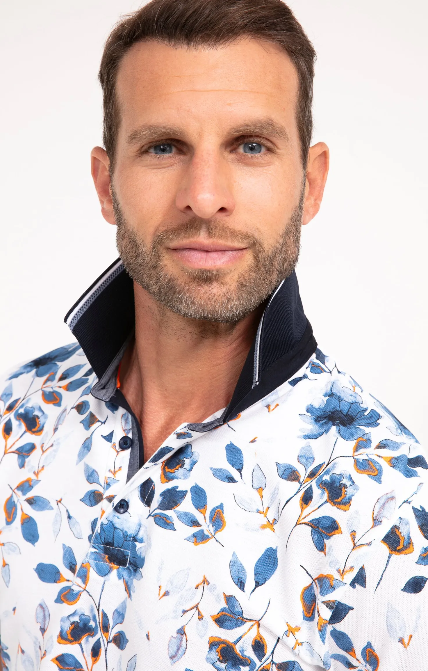 Polo manches courtes Flower -